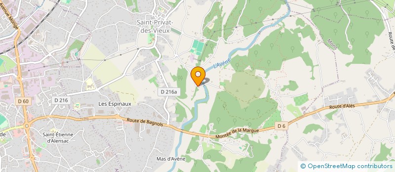 localisation de l'entreprise ALOUEST  SAINT-PRIVAT-DES-VIEUX