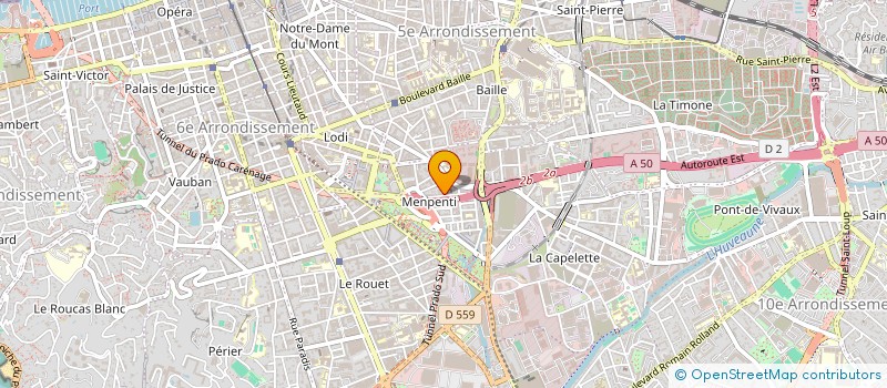 localisation de l'entreprise ALOUESTE à MARSEILLE