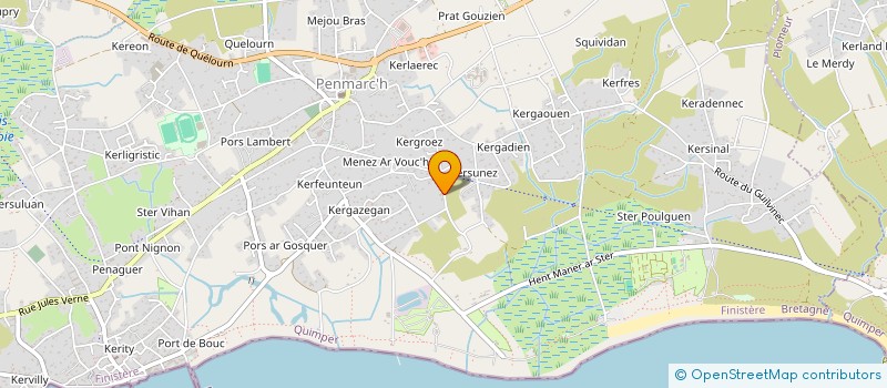 localisation de l'entreprise ALOUETTE  PENMARCH