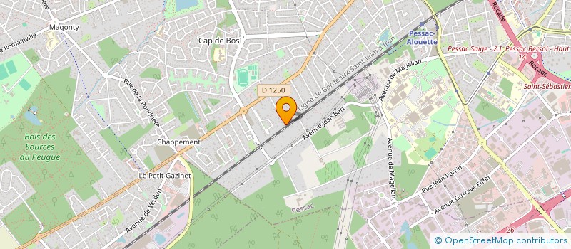 localisation de l'entreprise ALOUETTE CSY à PESSAC