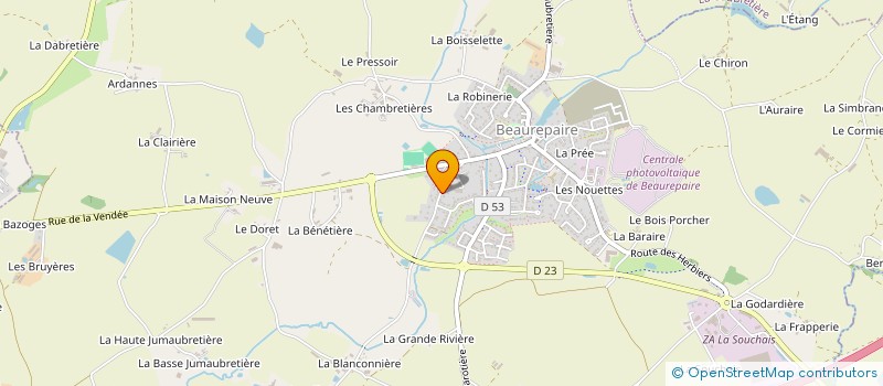 localisation de l'entreprise ALOUETTE DEVELOPPEMENT II à LES HERBIERS