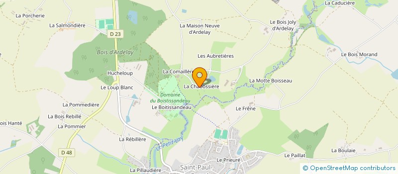 localisation de l'entreprise ALOUETTE ENERGIES à LES HERBIERS