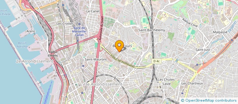 localisation de l'entreprise ALOUETTE SANS TETE à MARSEILLE