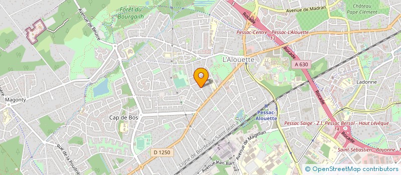 localisation de l'entreprise ALOUETTE THERMIQUE à PESSAC