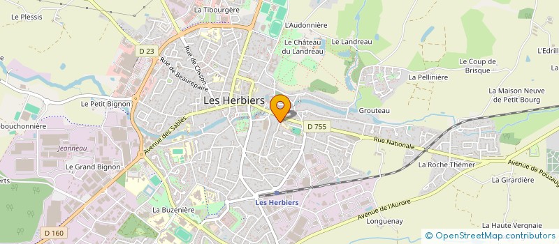 localisation de l'entreprise ALOUETTE TONIC à HERBIERS (LES)