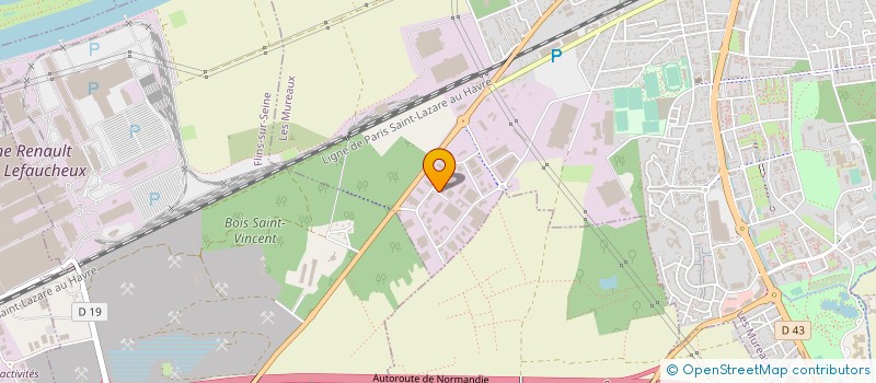 localisation de l'entreprise ALOUETTES 2000 à MUREAUX (LES)