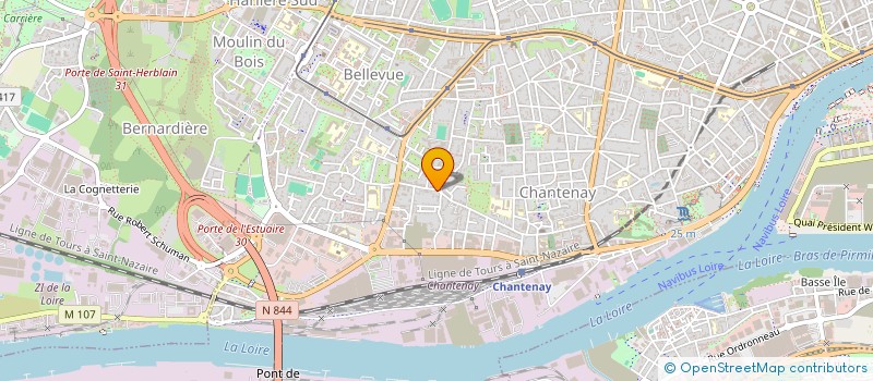 localisation de l'entreprise ALOUETTES à NANTES