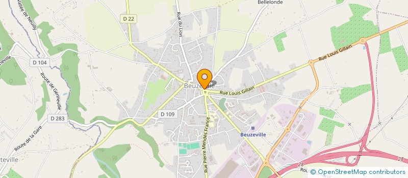 localisation de l'entreprise ALOUIS PILLIE à BEUZEVILLE