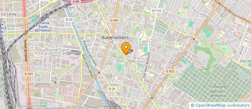 localisation de l'entreprise ALOUISSALE  AUBERVILLIERS