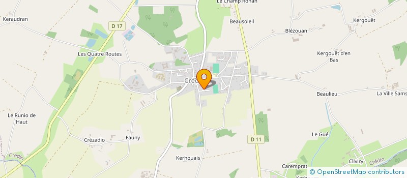 localisation de l'entreprise ALOUNIE  CREDIN