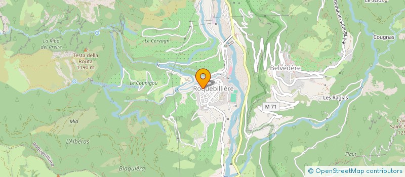 localisation de l'entreprise ALOURA TRAITEUR  ROQUEBILLIERE