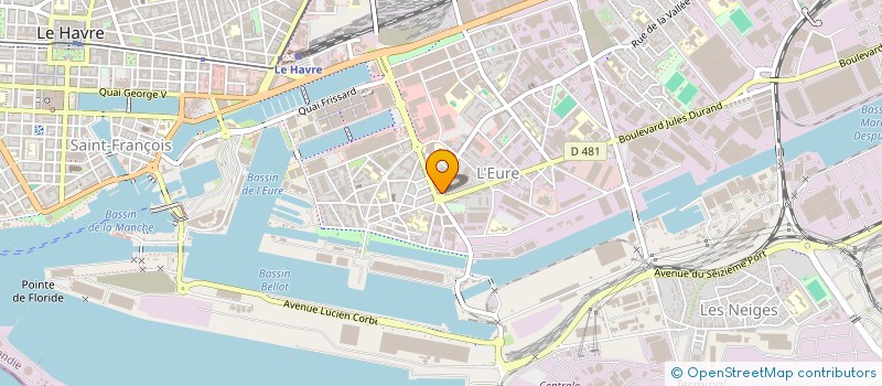 localisation de l'entreprise ALOX à LE HAVRE