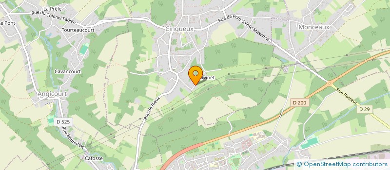 localisation de l'entreprise ALOYA  CINQUEUX