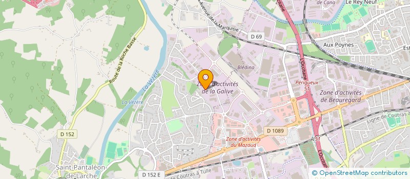 localisation de l'entreprise ALOYZ LA CONCIERGERIE  SAINT-PANTALEON-DE-LARCHE