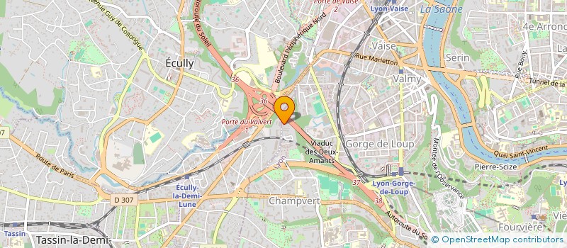 localisation de l'entreprise ALOZ-DISTRIBUTION  LYON