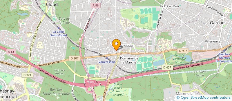 localisation de l'entreprise ALP à VAUCRESSON