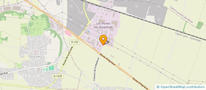 localisation de l'entreprise ALP  SAINT-PIERRE-DE-CHANDIEU