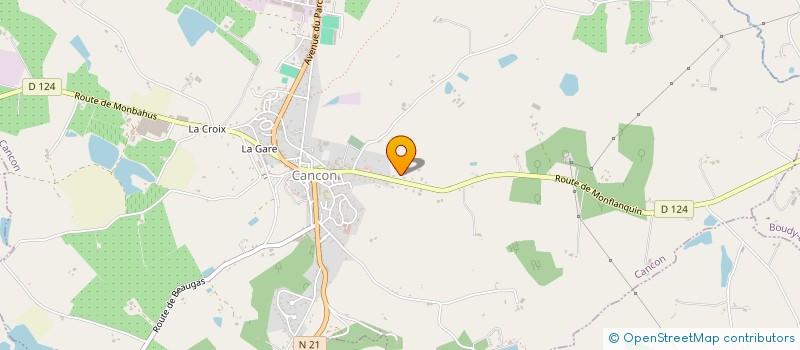 localisation de l'entreprise ALP  CANCON