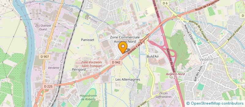 localisation de l'entreprise ALP  LE PONTET