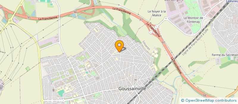 localisation de l'entreprise ALP à GOUSSAINVILLE