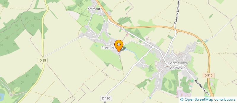 localisation de l'entreprise ALP  FREMECOURT