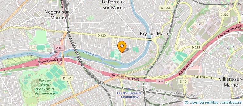 localisation de l'entreprise ALP-AB  LE PERREUX-SUR-MARNE
