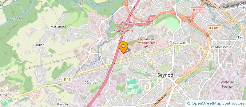 localisation de l'entreprise ALP'AIN  ANNECY