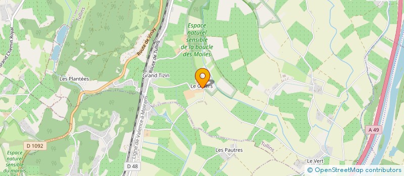 localisation de l'entreprise ALP'ARMS à TULLINS