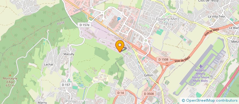 localisation de l'entreprise ALP ASSISST  POISY