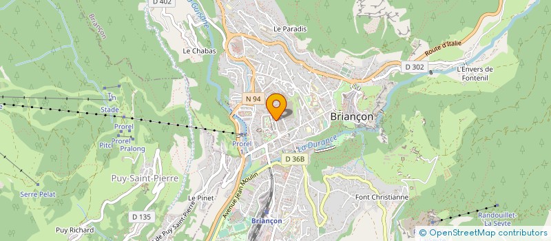 localisation de l'entreprise ALP AUTO à BRIANCON