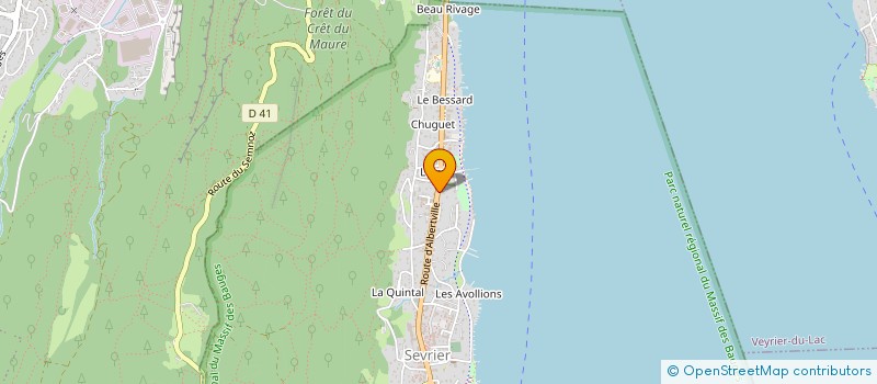 localisation de l'entreprise ALP'AUTO  SEVRIER