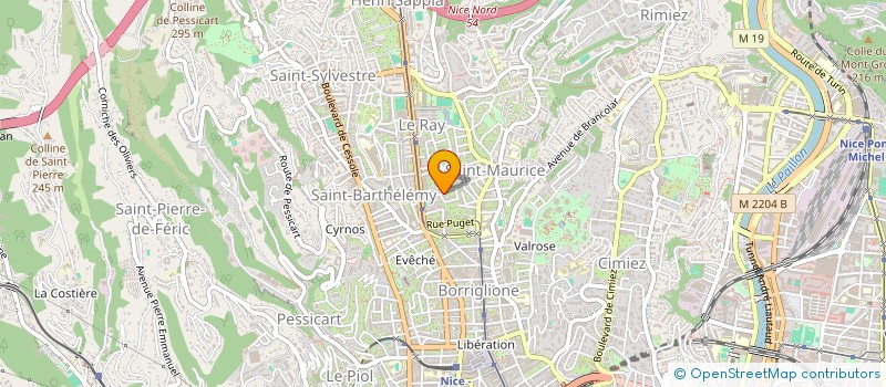 localisation de l'entreprise ALP AZUR AUDIT à NICE