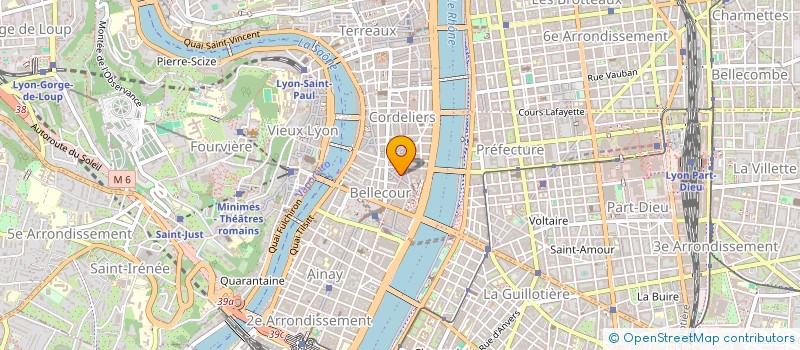 localisation de l'entreprise ALP'AZUR GESTION à LYON