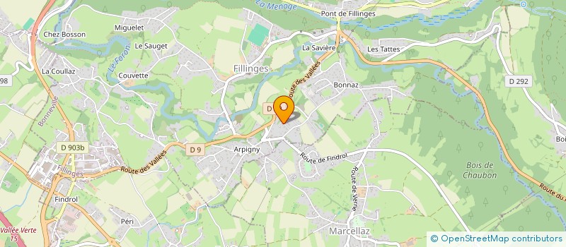 localisation de l'entreprise ALP BATI LEMAN  FILLINGES