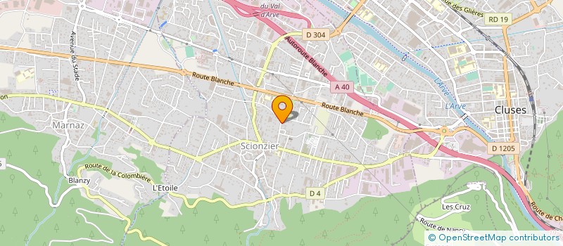 localisation de l'entreprise ALP'BATIR  SCIONZIER