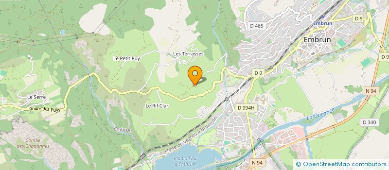 localisation de l'entreprise ALP'BBQ-BOAT  EMBRUN