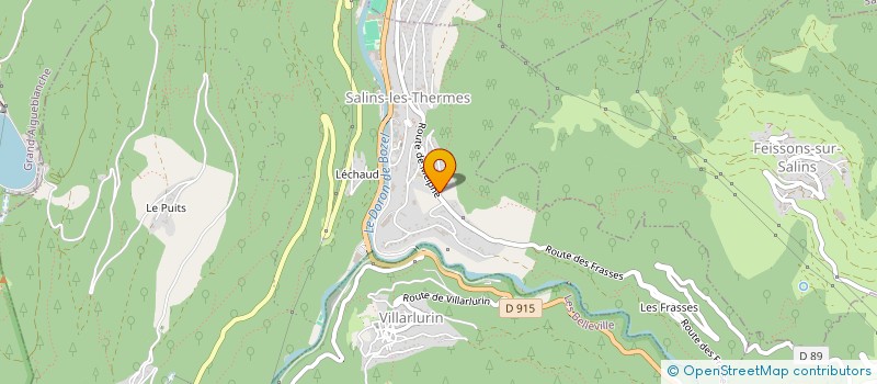 localisation de l'entreprise ALP BOIS LEGNO  SALINS-FONTAINE