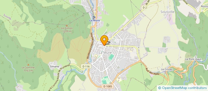 localisation de l'entreprise ALP BONMAR  LA MURE