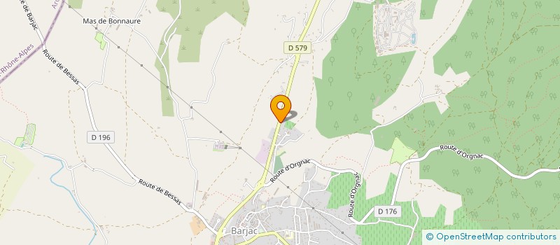 localisation de l'entreprise ALP'CACHEMIRE  BARJAC