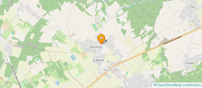 localisation de l'entreprise ALP'CHABLAIS CONSEIL  MASSONGY