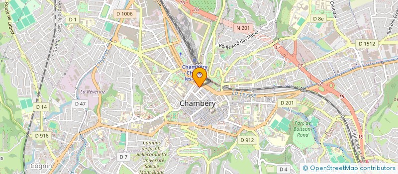 localisation de l'entreprise ALP CONSEILS ET EXPERTISE à CHAMBERY