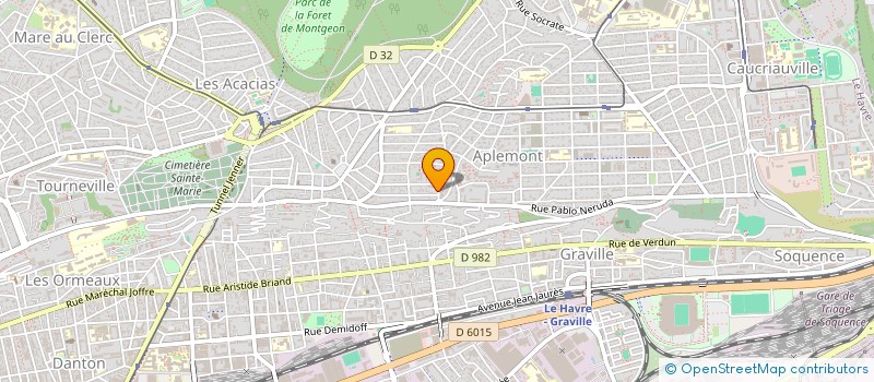 localisation de l'entreprise ALP CONSTRUCTION à LE HAVRE