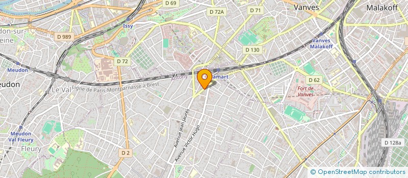 localisation de l'entreprise ALP CONSTRUCTION à CLAMART