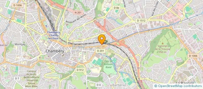 localisation de l'entreprise ALP CONSTRUCTION  CHAMBERY