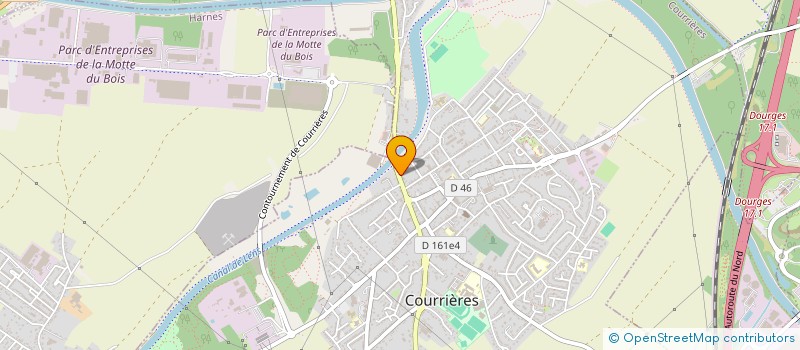 localisation de l'entreprise ALP CONSTRUCTIONS à COURRIERES