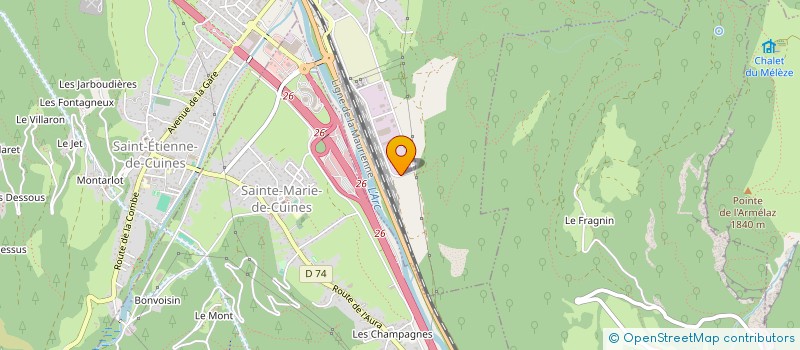 localisation de l'entreprise ALP'DEM  SAINT-AVRE