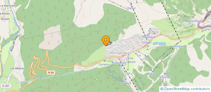 localisation de l'entreprise ALP DIAG à MONTGENEVRE