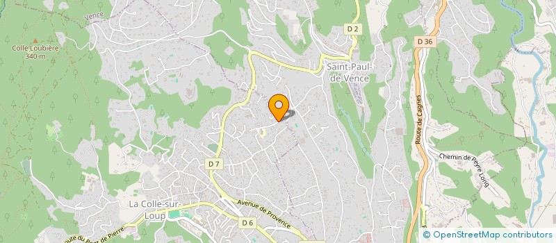 localisation de l'entreprise ALP DIAGNOSTIQUES à LA COLLE-SUR-LOUP