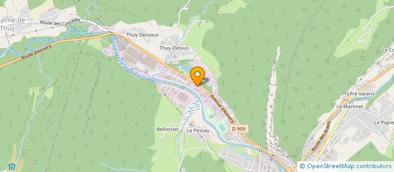 localisation de l'entreprise ALP'ENERGY MOTOCULTURE  THONES