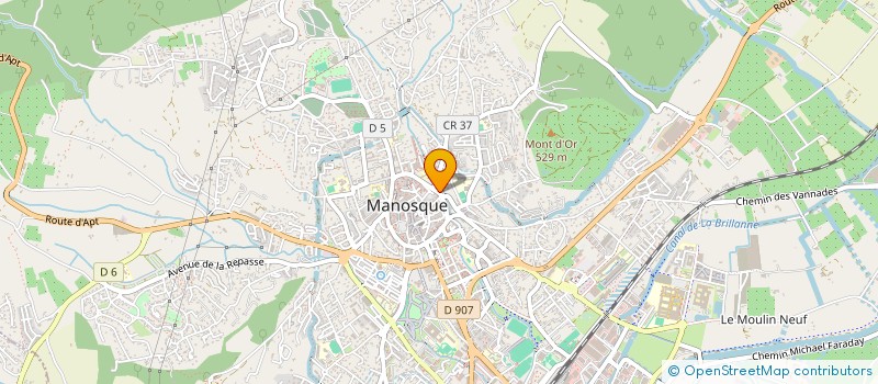 localisation de l'entreprise ALP' ERBO  MONTGUERS